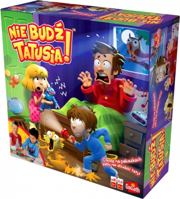Nie budź taty! Zabawna gra planszowa od Goliath
