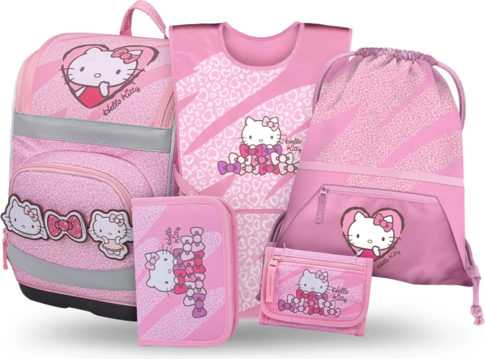 Baagl zestaw szkolny 5 Zippy Plus Hello Kitty sweet leopard