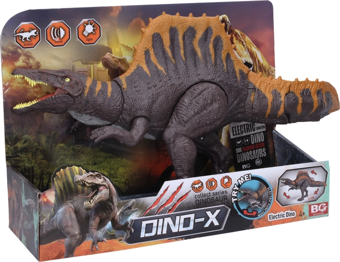 Dinozaur ze światłem i efektami dźwiękowymi 42 cm