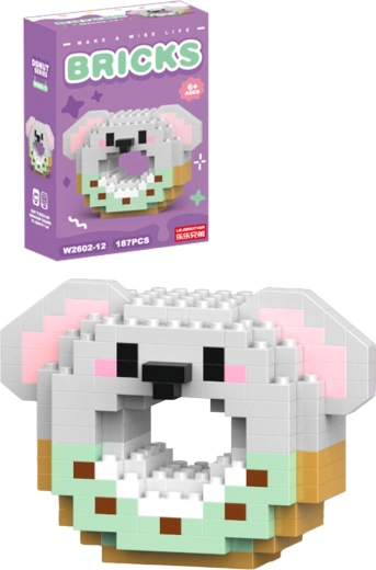 Klocki konstrukcyjne Donut Koala (187 elementów)