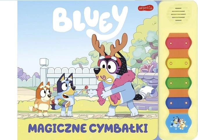 Bluey magiczne cymbałki – dźwiękowa interaktywna książeczka