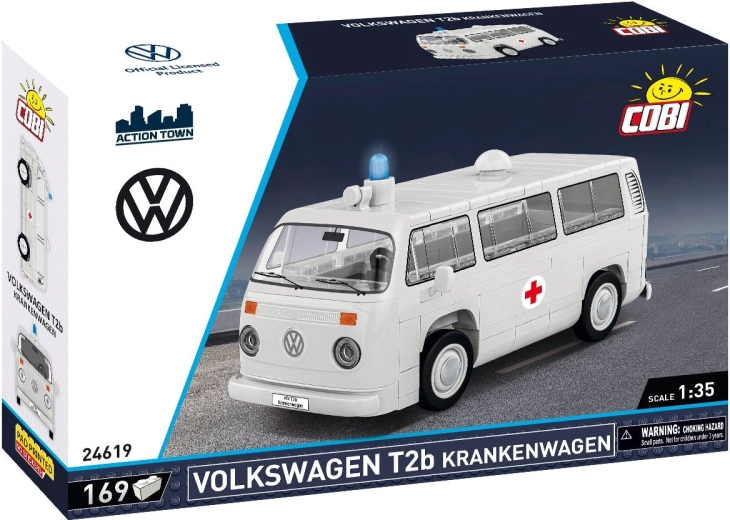 Cobi Volkswagen T2b karetka 1:35 (169 klocków)