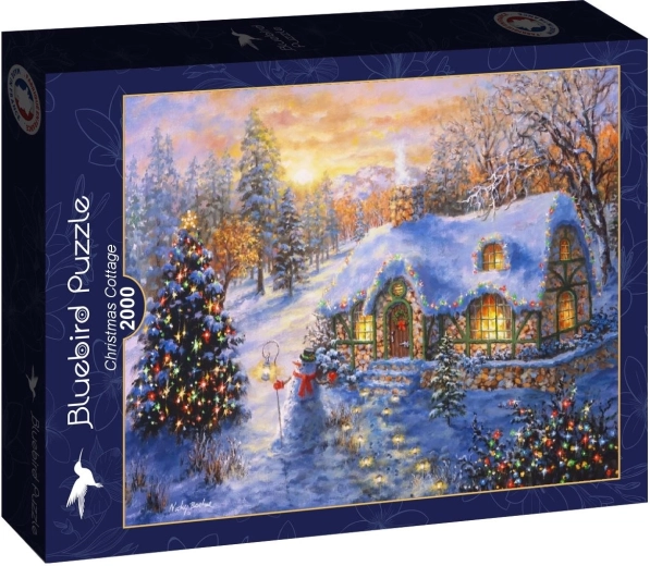 Puzzle Bluebird Świąteczna chatka 2000 elementów