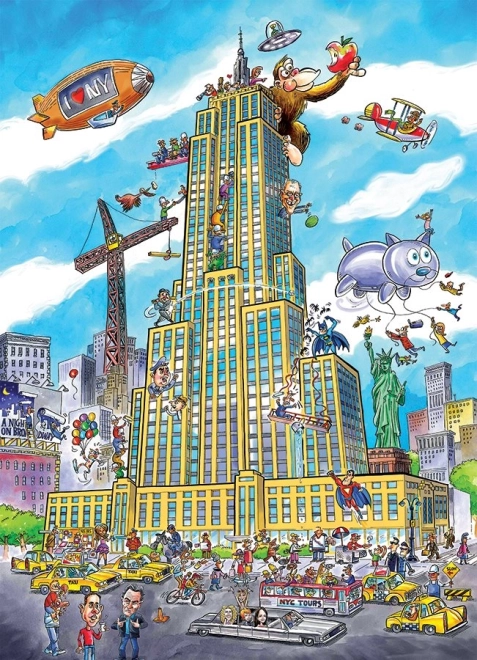 Puzzle DoodleTown: Empire State 1000 elementów