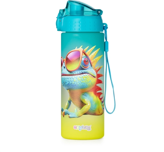 OXY Click butelka do picia 600 ml crazy animals chameleon