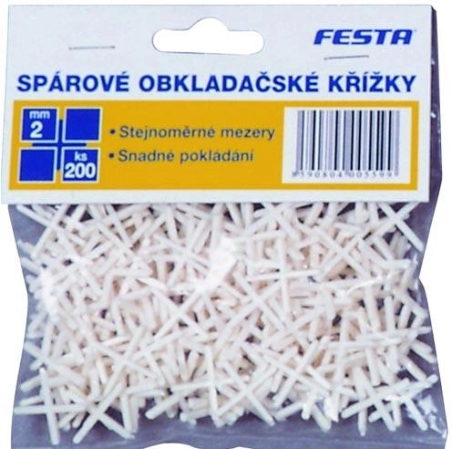 Krzyżyki glazurnicze FESTA 2,5 mm (200 szt.)