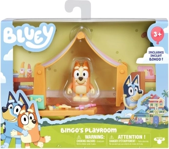 Bluey mini pokój zabaw z figurką Bingo