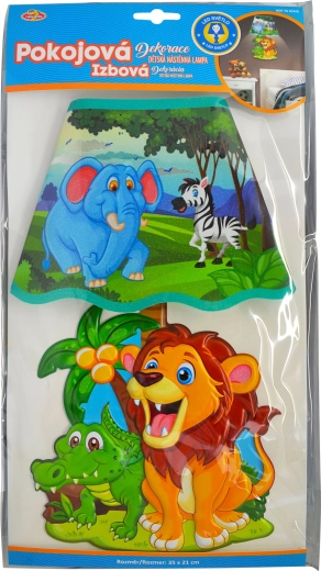 Dziecięca 3D lampa ścienna Safari