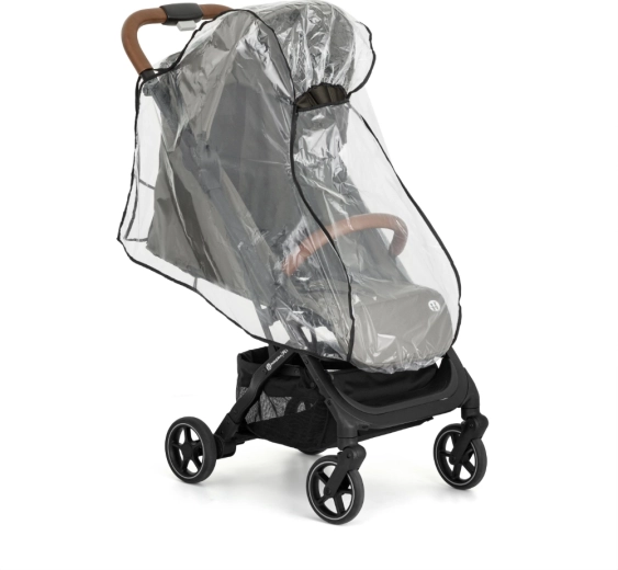 Petite&Mars Rainy Compact folia przeciwdeszczowa do mniejszego wózka spacerowego