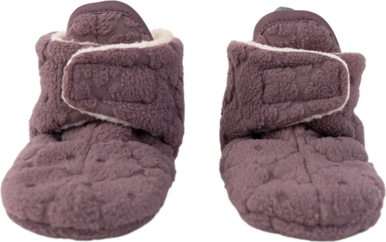 Dziecięce kapcie z polaru Lodger folklore mauve 0–3 miesiące