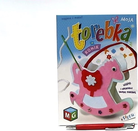 Moja filcowa torebka – konik