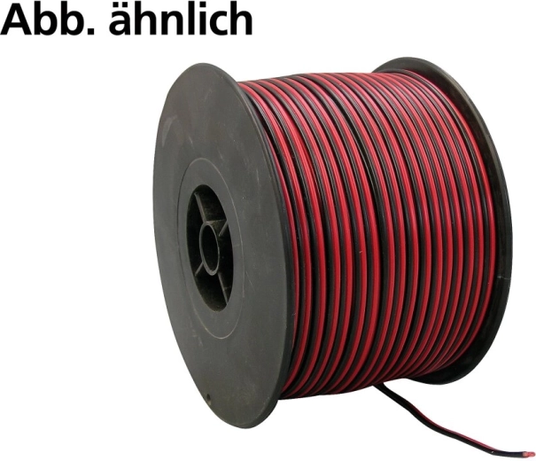 Płaski kabel ze złączem Futaba 2 × 0,25 mm, 100 m
