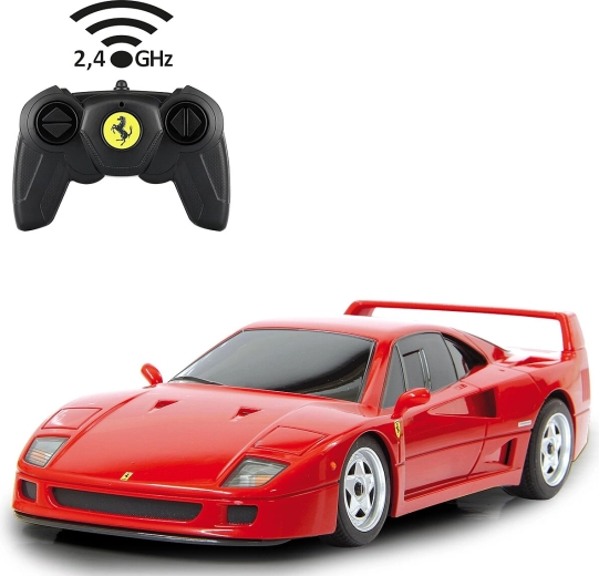 Jamara Ferrari F40 samochód RC 1:24 czerwony 2,4 GHz - 1 sztuka