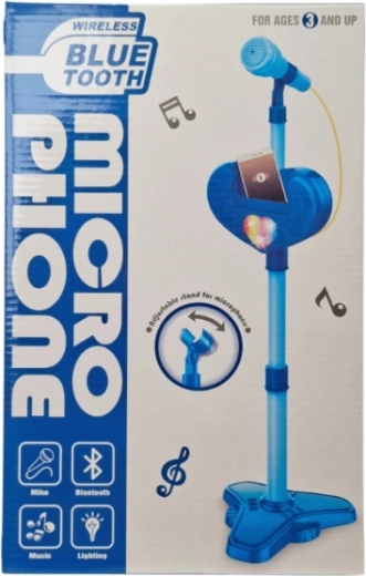 Dziecięcy mikrofon na stojaku z Bluetooth
