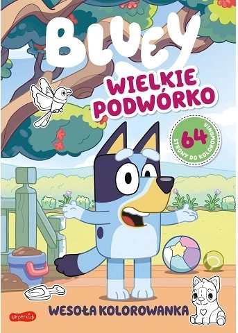Bluey – wielkie podwórko, wesoła kolorowanka