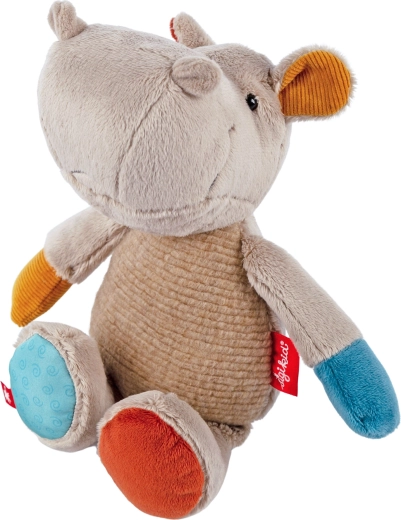 Pierwszy pluszowy hipopotam patchwork 26 cm Sigikid