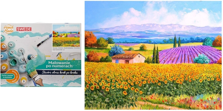 Malowanie po numerach Na wsi