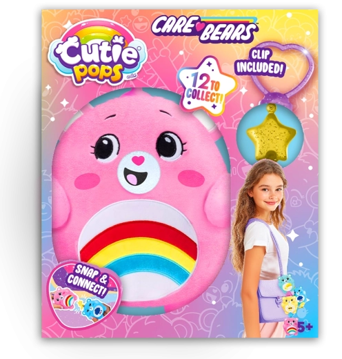 Cutie Pops pluszowy brelok do plecaka Care Bears (Troskliwe Misie) – różne rodzaje – 1 sztuka