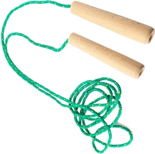 Skakanka z drewnianymi rączkami 3 m