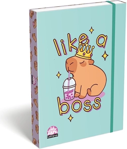 LizzyCard teczka na zeszyty A5 Capybara