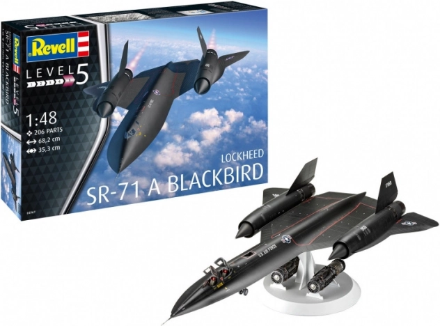 Plastikowy model samolotu Lockheed SR-71 Blackbird 1/48