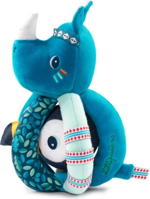 Lilliputiens grzechotka nosorożec Marius i tukan Pablo