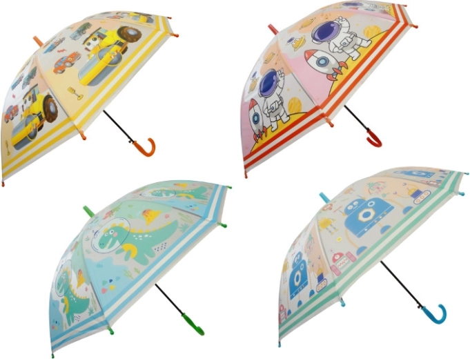 Dziecięcy automatyczny kolorowy parasol