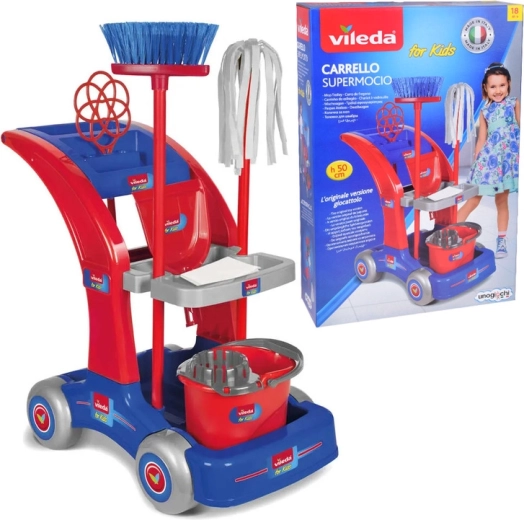 Dziecięcy wózek do sprzątania Vileda SuperMocio z zestawem
