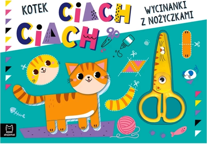 Wycinanki z nożyczkami – Kociątko chlup chlup!