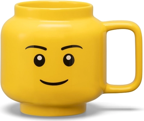 Lego ceramiczny kubek 530 ml – głowa minifigurki chłopiec