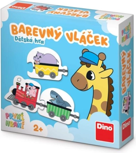 Pierwsza zabawa: kolorowy pociąg – gra edukacyjna dla najmłodszych