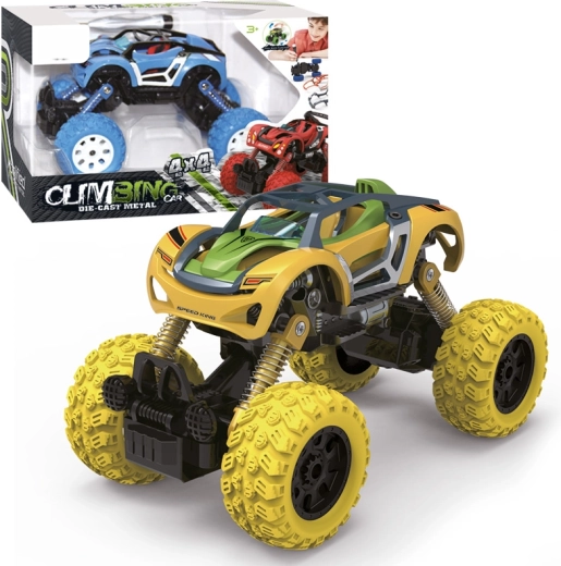 Samochodzik do skręcania 4WD 1:32 z napędem typu pull-back