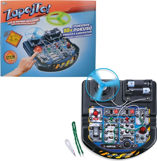 Naukowe laboratorium z wentylatorem i 18+ eksperymentami TRONEX