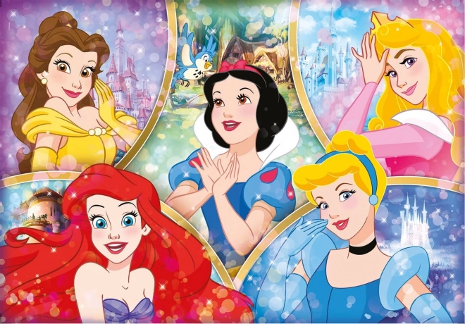Puzzle 180 elementów Disney Księżniczki