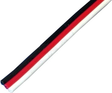 Trzyżyłowy płaski kabel serwo Futaba 3 × 0,33 mm - 1 m