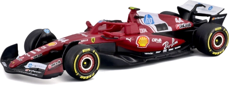 Bburago Ferrari SF-25 (2025) Lewis Hamilton #44 – model Formuły 1 1:64 w blistrze