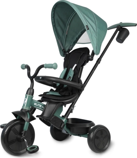 Trójkołowy rowerek Qplay elite platinum green