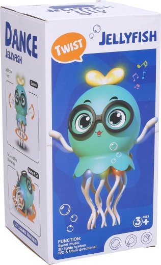 Tańcząca meduza z efektami świetlnymi 21 cm - 1 sztuka