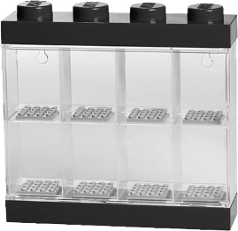 LEGO kolekcjonerska witryna na 8 minifigurek – czarna