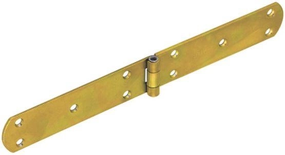 Zawias francuski 300 × 38 × 2,5 mm, stal żółto ocynkowana