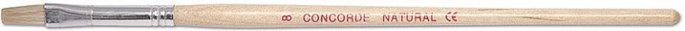 Pędzel Concorde Natural płaski nr 8