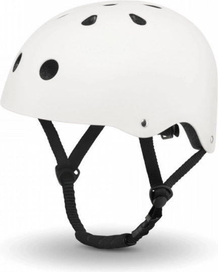 Dziecięcy kask rowerowy Lionelo Helmet White