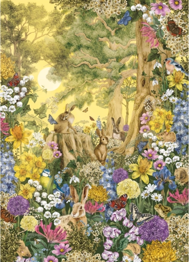 Puzzle Wiosenny świt 1000 elementów GIBSONS