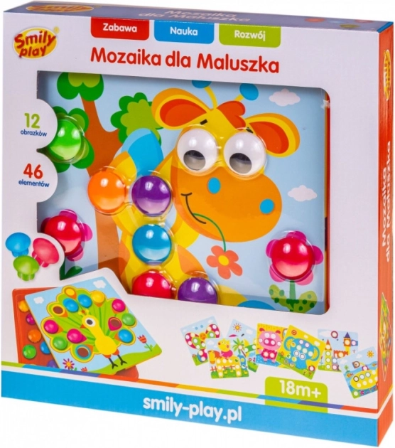 Mozaika z kołeczkami dla najmłodszych