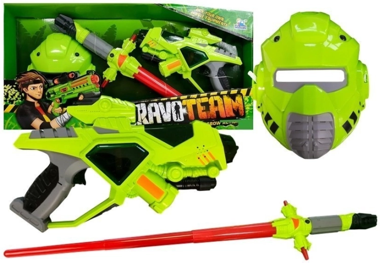 Kosmiczna broń Miecz Maska jasnozielona