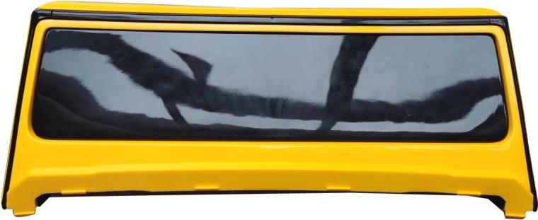 Przednia szyba do dziecięcego samochodu elektrycznego Mercedes-Benz AMG G63, żółta