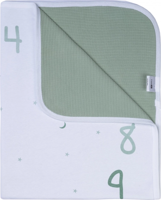 Bubaba kocyk Mój pierwszy rok zielono-biały