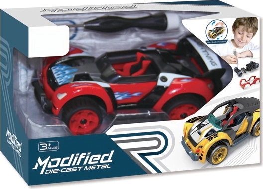 Samochodzik do skręcania 1:32 z napędem pull back