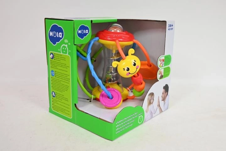 Hola SmilyPlay sensoryczna grzechocząca piłeczka dla niemowląt