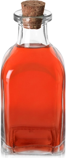 Szklana butelka z korkiem 110 ml
